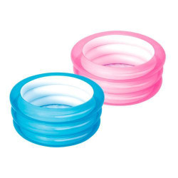 Бассейн детский BW, кругл., 2 цвета, 2 кольца, 70*30см, в пак. 25*33см,  , Bestway