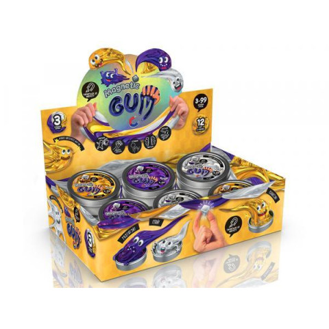 Жвачка для рук Magnetic Gum, золото, укр., в банке 7*3см