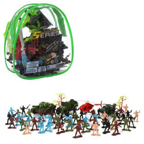 Набір солдатиків "Армія" в рюкзаку маленька, Україна, ТМ Колорпласт арт: SSA-small