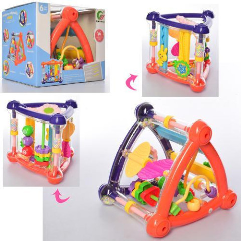 Гра 20*17*19см, лабіринт, тріскачка, брязкальце, кор. 21*18*18см