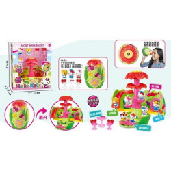 Игровой набор HK, домик-калейдоскоп, 3 фигурки, аксессуары, в кор. 27*12,7*33см