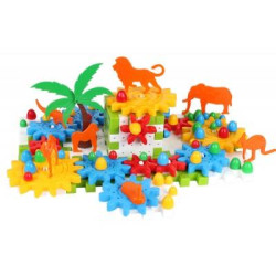 Конструктор, с шестернями, 118 дет. ТехноК (3763)