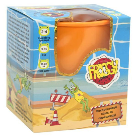 Настольная игра Froggy Pool, укр., в кор. 12,5*11,2*11,2см, Украина, ТМ Стратег