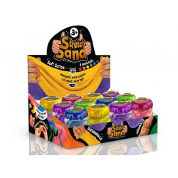 Кінетичний пісок Stretch Sand, укр., 200г, в банці 9х6х6,5см, Danko Toys (STS-03-01U) 