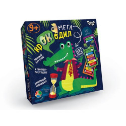 Настольная игра-викторина "Мега-крокодил", рус., в кор. 19*4*19см