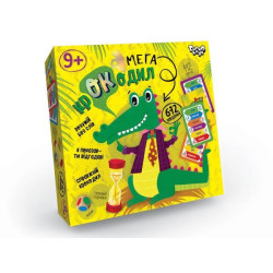 Настольная игра-викторина "Мега-крокодил", укр., в кор. 19*4*19см