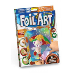 Картина из фольги Foil Art Аппликация цветной фольгой, в коробке 21,5х30х1,5см, Danko Toys (FAR-01-03) 