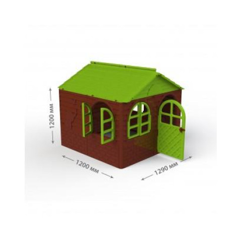 Будиночок із шторками 120*120*129см, в кор. 128*33*86см, ТМ Долоні, Україна арт: 02550/4