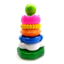 Пірамідка дитяча №2, в сітці 21*13см, Україна, ТМ Колорпласт