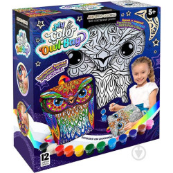 Сумка-раскраска My Color Owl-Bag Рюкзачок, в коробке 27х11х30см, Danko Toys (COWL-01-01) 