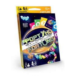 Настольная игра ФортУно, средняя, украинская, в кор. 9*2*16см