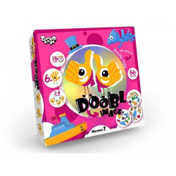 Игра настольная, большая "Doobl Image", развлекательная, украинская, в кор.19*4*19см