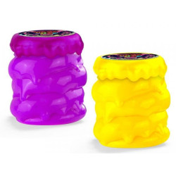 Слайм лизун Mega Stretch Slime 6XL, українська, у банку 9*10см
