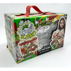 Сумка-раскраска My Color Case косметичка, укр., в коробке 21х14х12см, Danko Toys (COC-01-01U) 