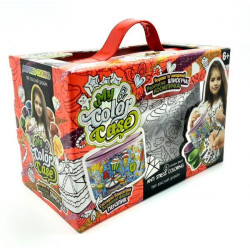 Сумка-розмальовка My Color Case косметичка, укр., в коробці 21х14х12см, Danko Toys (COC-01-02U) 