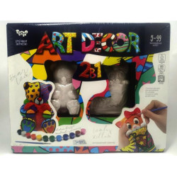 Розпис гіпсу Art Decor 2 в 1, рус., в коробці 29х7х24см, Danko Toys (ARTD-02-01)