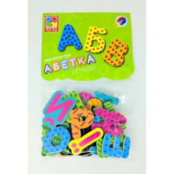 Игра магнитная "Абетка", укр., в пак. 23*14см, ТМ Vladi Toys, Украина (20)