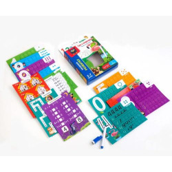 Игра с маркером "Пиши та витирай. Цифри та приклади", в кор. 15*3*17см, ТМ Vladi Toys, Украина