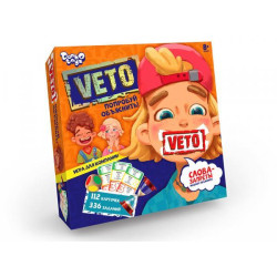 Игра настольная, развлекательная "VETO", русский, в кор.18,5*4*18,5см