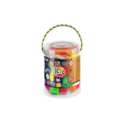 Набір Тісто для ліплення FLUORIC, рус., в тубі 10х7см, Danko Toys (TMD-FL-8-01) 