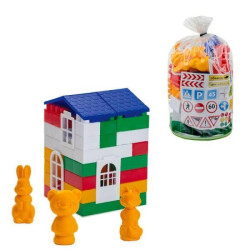 Конструктор "Лідер" №1 50 деталей, пак.27*14см, ТМ Колорпласт, Україна