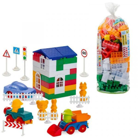 Конструктор Лидер 4, 150 деталей Colorplast (1-053)