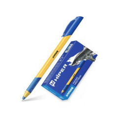 Ручка масляна Hiper Shark, 0,7 мм, 1200м, синя, ЦІНА ЗА УП. 10ШТ, у кор. 15*7*2см, ТМ Hiper