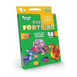 Настольная игра Dino Fortuno, развивающая русская, в кор.9*16*2,5см