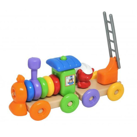 Игрушка развивающая «Funny train», 23 элемента Wader (39771)
