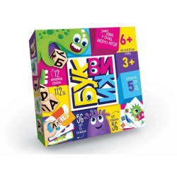 Игра развивающая "Буквики", русская в кор.19*4*19см