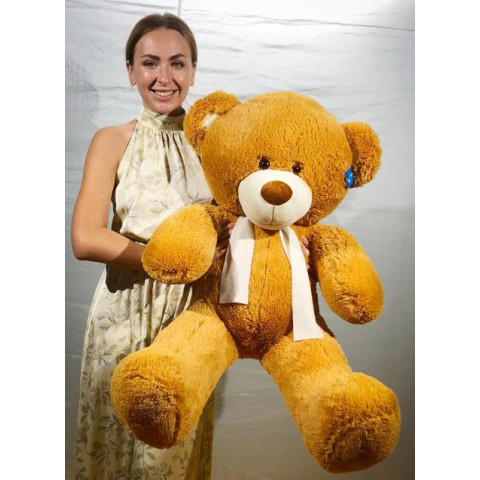 М'яка іграшка Ведмідь Бруно 90 см Пісочний, Drimka (MB-100SM ПЕСОК)