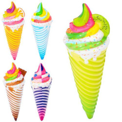 Игрушка сквиши, антистресс, мороженое, 20-7см, микс видов, пак. 