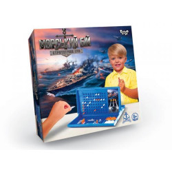 Игра настольная развлекательная "Морской бой", укр., в кор. 25*25*4см