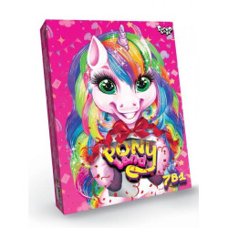 Набор для творчества Pony Land 7 в 1, укр., в коробке 37х27х5,5cм, Danko Toys (PL-01-01U)