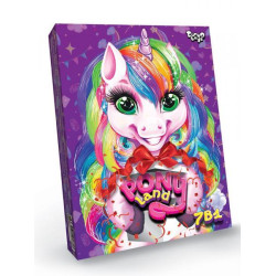 Набор для творчества Pony Land 7 в 1, рус., в коробке 37х27х5см, Danko Toys (PL-01-01)