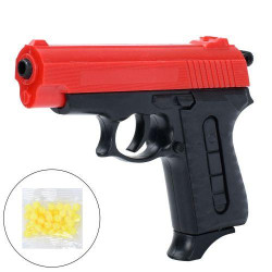 Пистолет с пульками, пак. 14,5см 