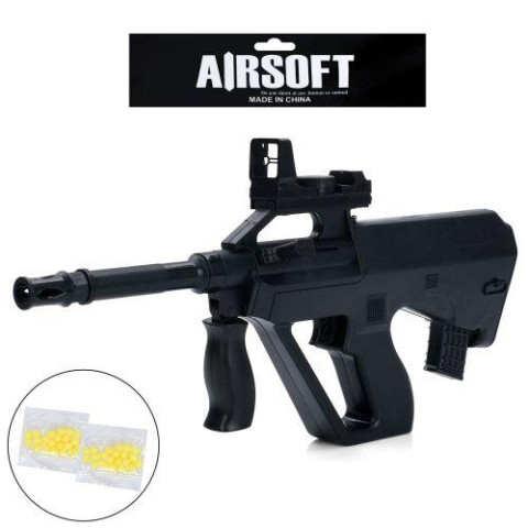 Автомат з кульками обважнений, приціл, кор. 42,5*6,5*17,5см  арт: 8911A