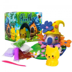 Виготовлення нічників Fireflies Кошеня, в коробці 11,5х11,3х11,5см, Strateg (30411S) 