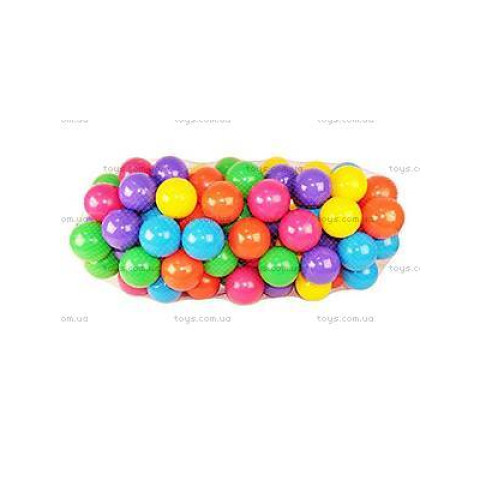 Кульки м'які 90 мм, 30шт, 48*25см, ТМ M-toys, Україна.
