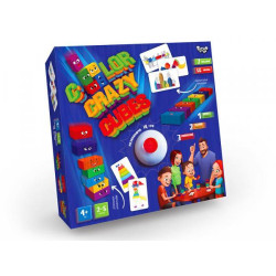 Игра настольная, развлекательная "Color Crazy Cubes", укр., в кор. 39*29*5см